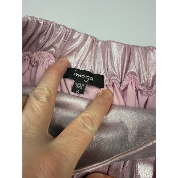Imoga Pink Metallic Sparkly Skirt - Picture 4 of 4